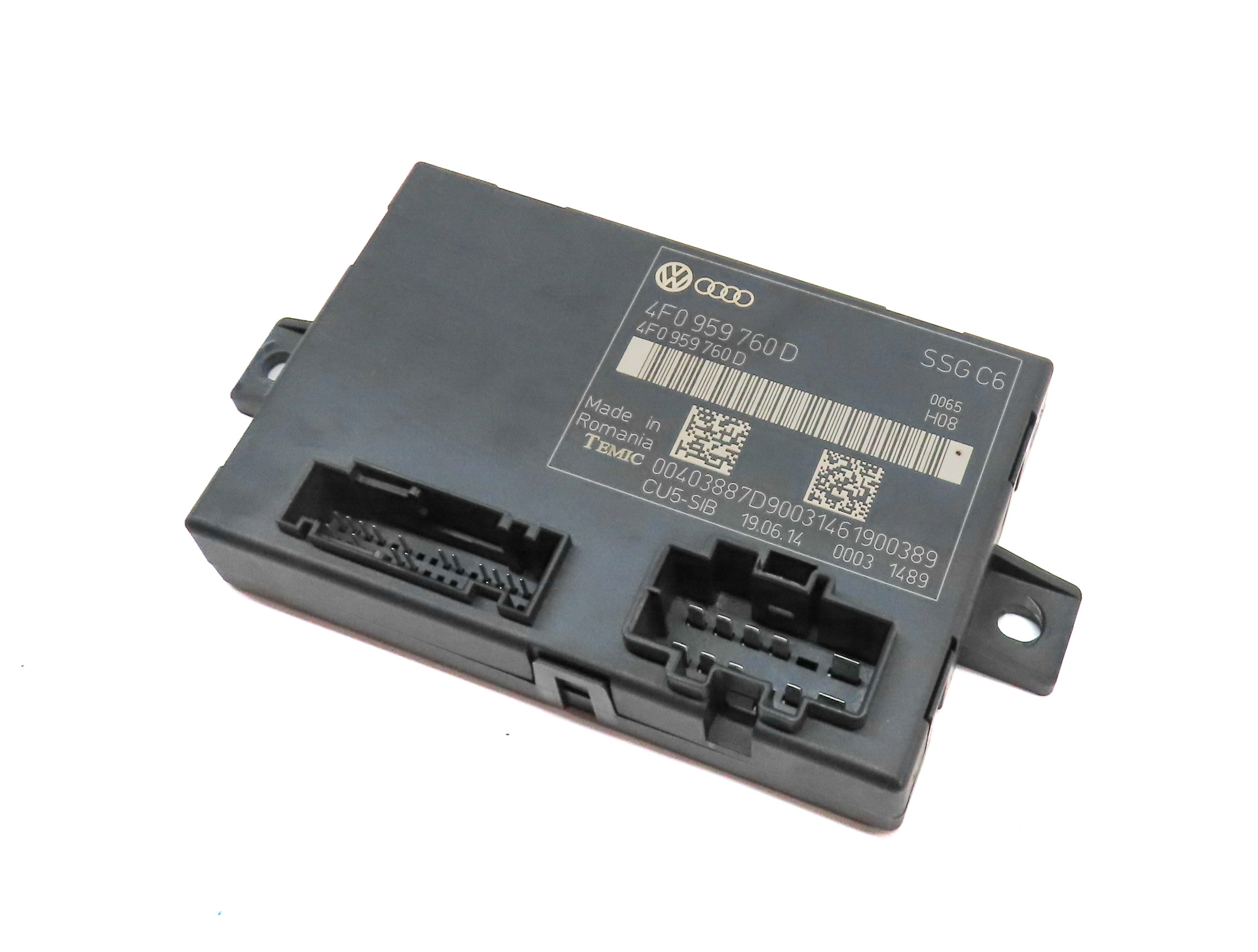2005-2015 AUDI A6 S6 Q7 (C6 4L) FRONT LEFT DRIVER MEMORY SEAT CONTROL MODULE — exact item pictured